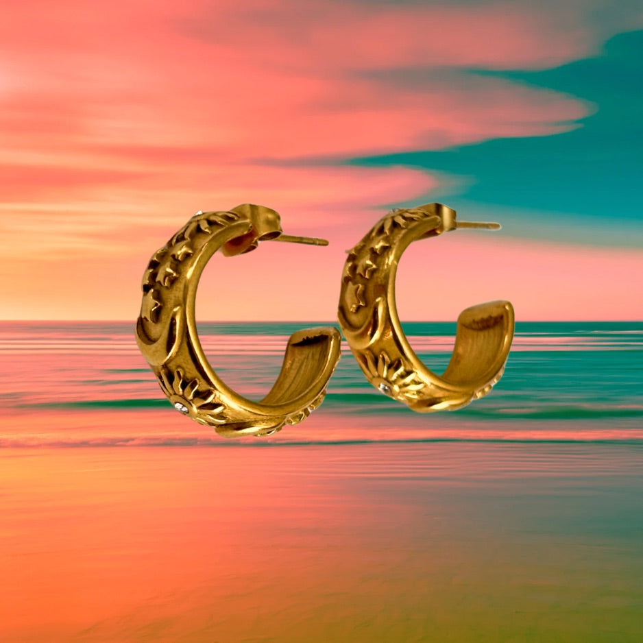 Soleil Earrings - Gold
