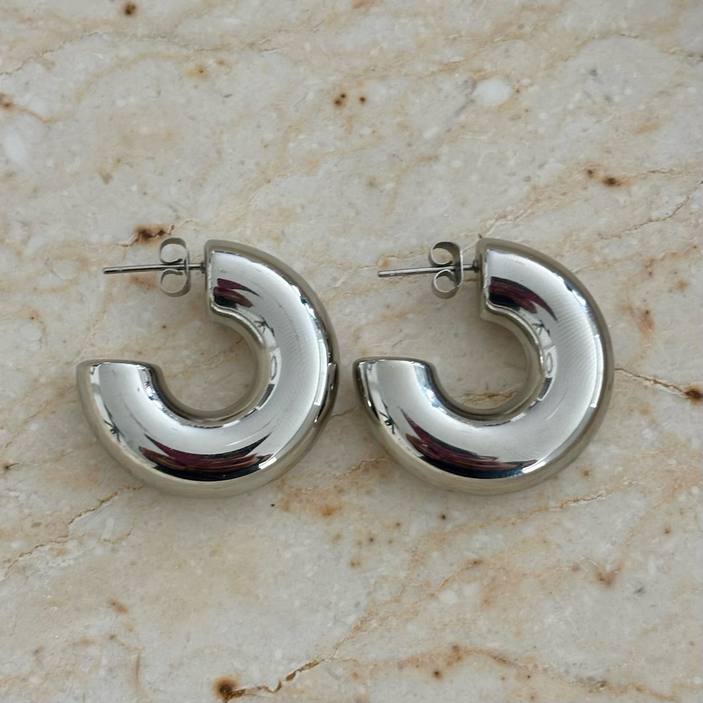 Donna Earrings - Silver