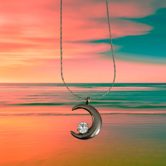 Luna Necklace - Silver