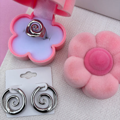 Ocean Earrings - Silver