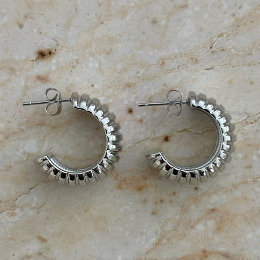 Diana Earrings - Silver