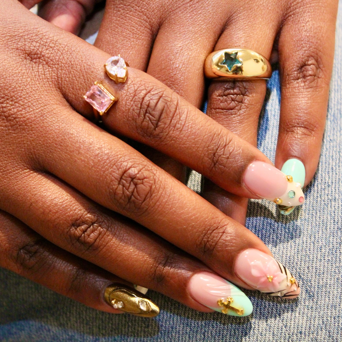 Stargirl Ring - Gold/Blue