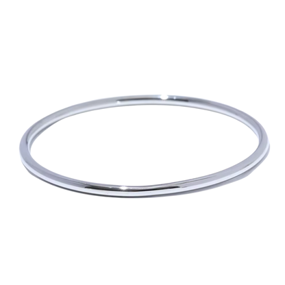 Slick Bangle Set Thin - Silver