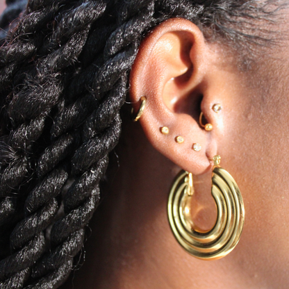 Icon Hoops - Gold