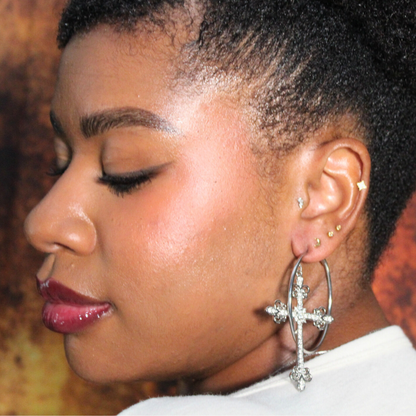 Divine Hoops - Silver
