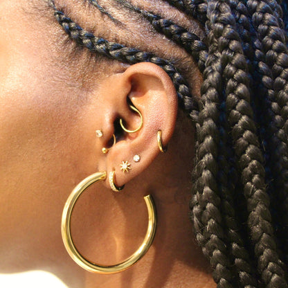 Slick Hoops - Silver