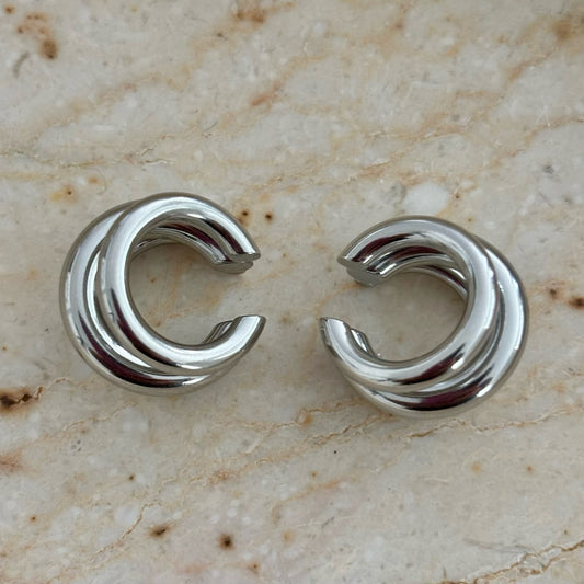 Robyn Ear Cuffs - Silver