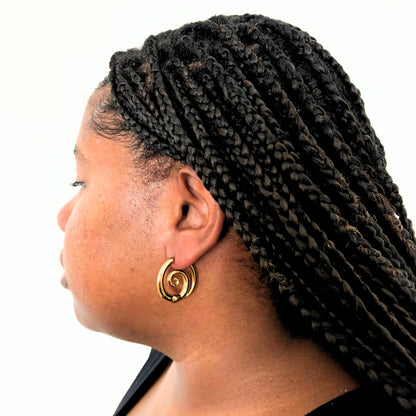 Ocean Earrings - Gold