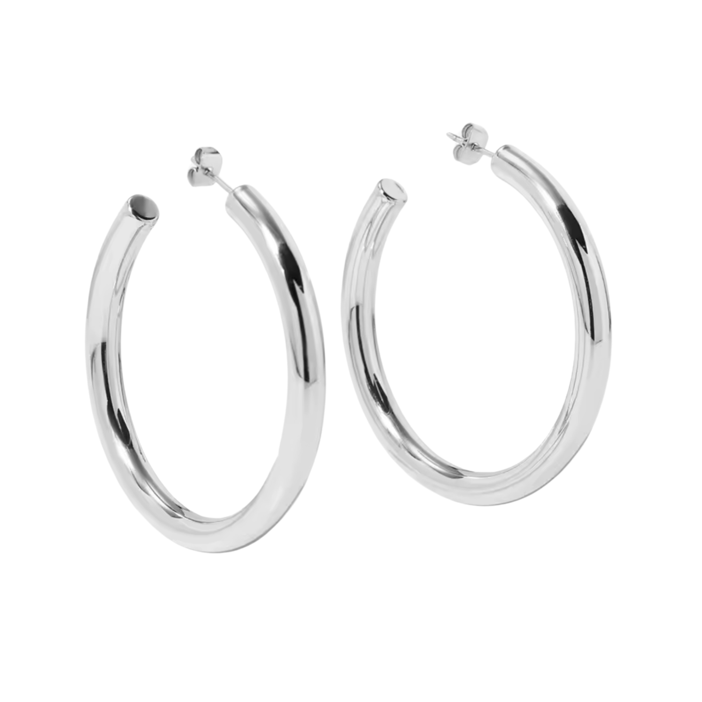 Slick Hoops - Silver