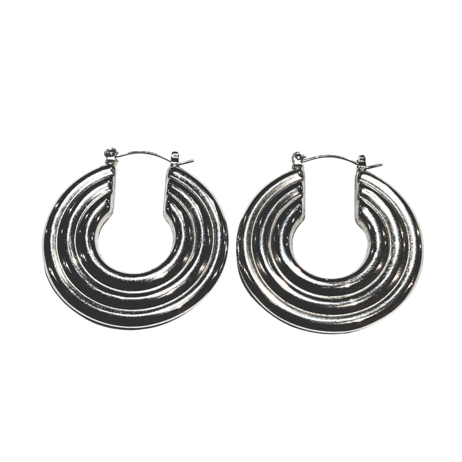 Icon Hoops - Silver